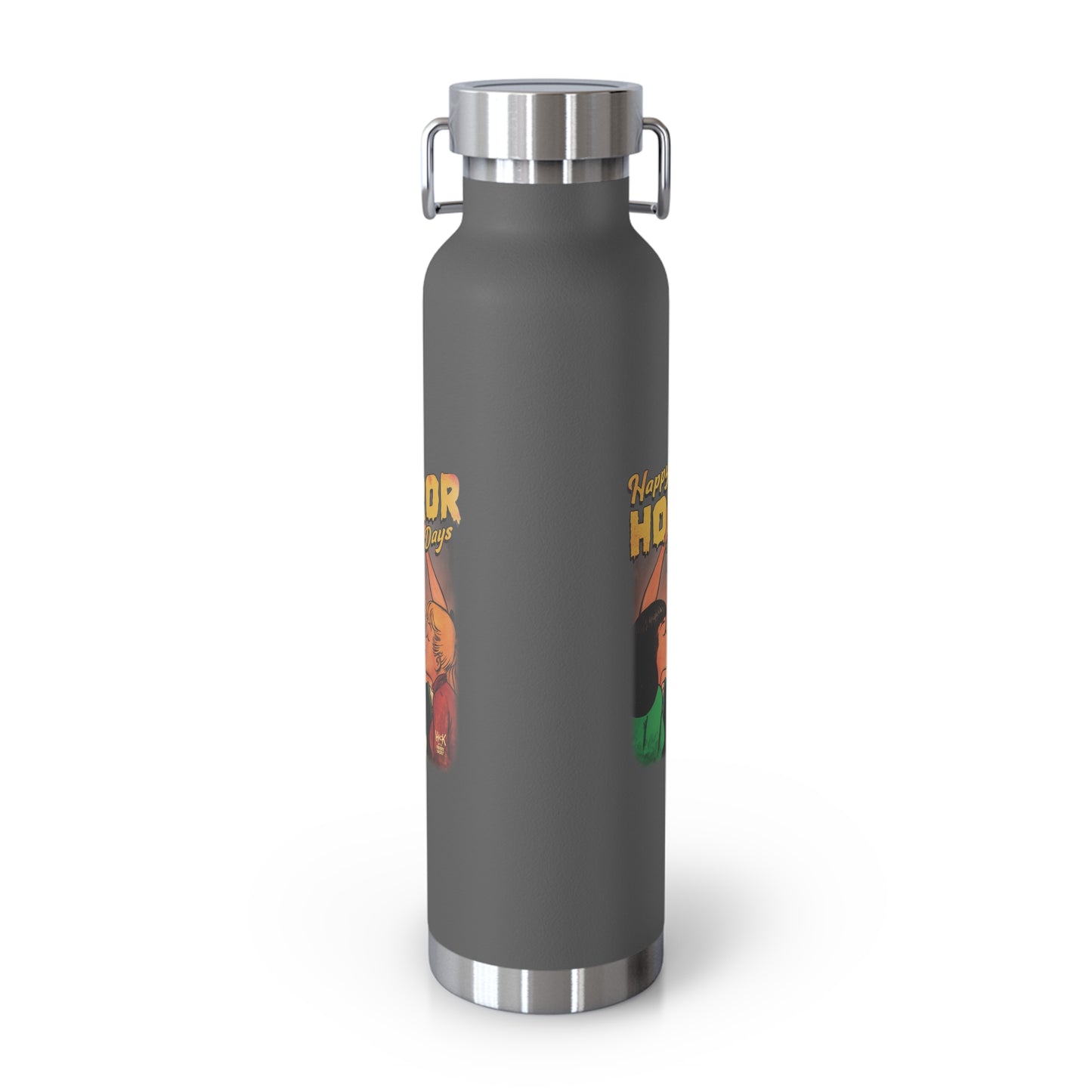 Happy Horror Days Love Triangle Copper Vacuum Insulated Bottle (22oz) featuring Archie, Betty, and Veronica