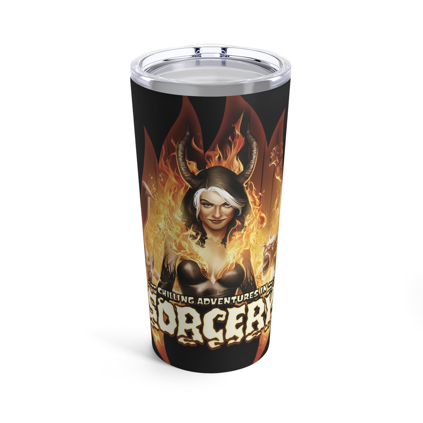 Chilling Adventures in Sorcery Stainless Steal Tumbler 20oz Featuring Madam Satan