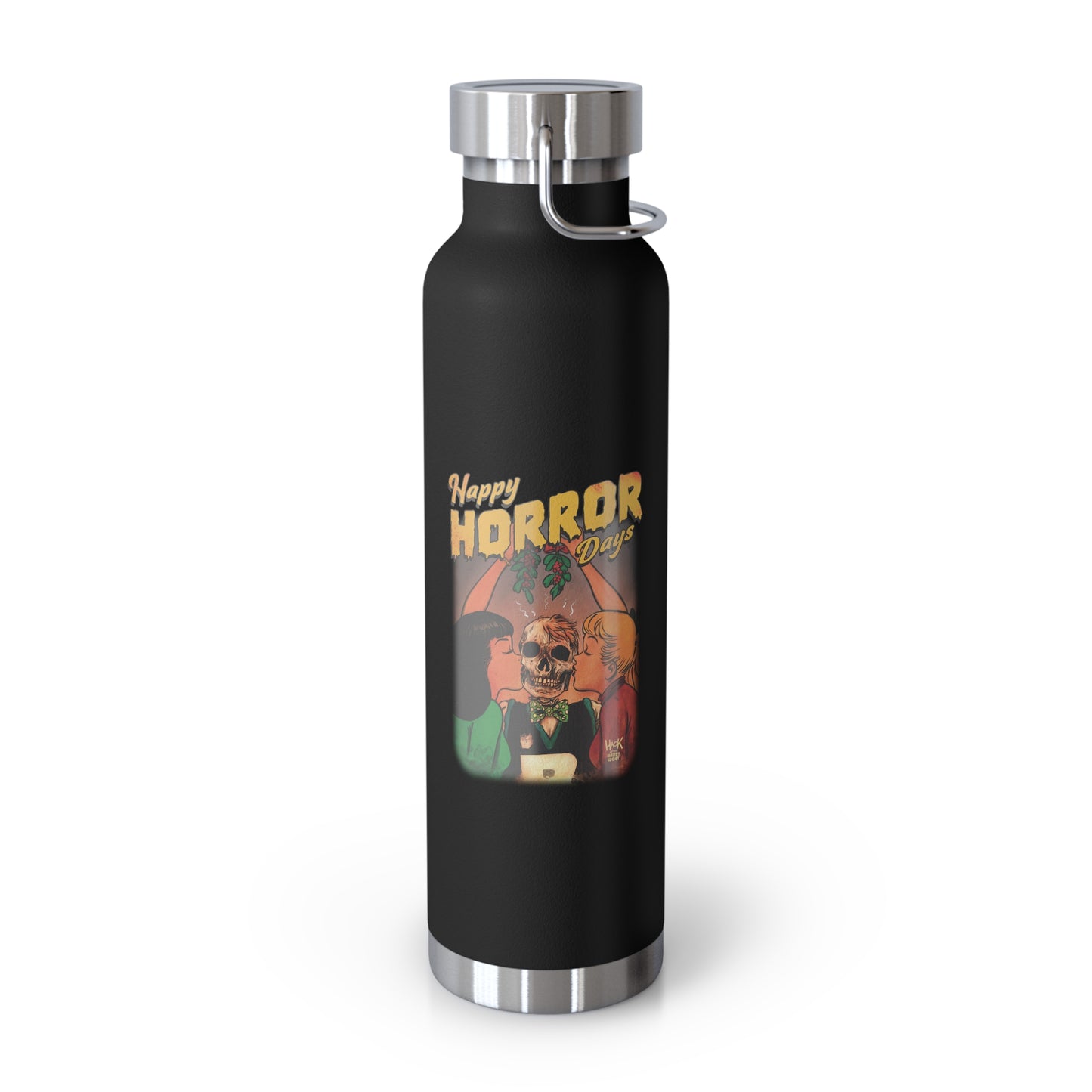 Happy Horror Days Love Triangle Copper Vacuum Insulated Bottle (22oz) featuring Archie, Betty, and Veronica