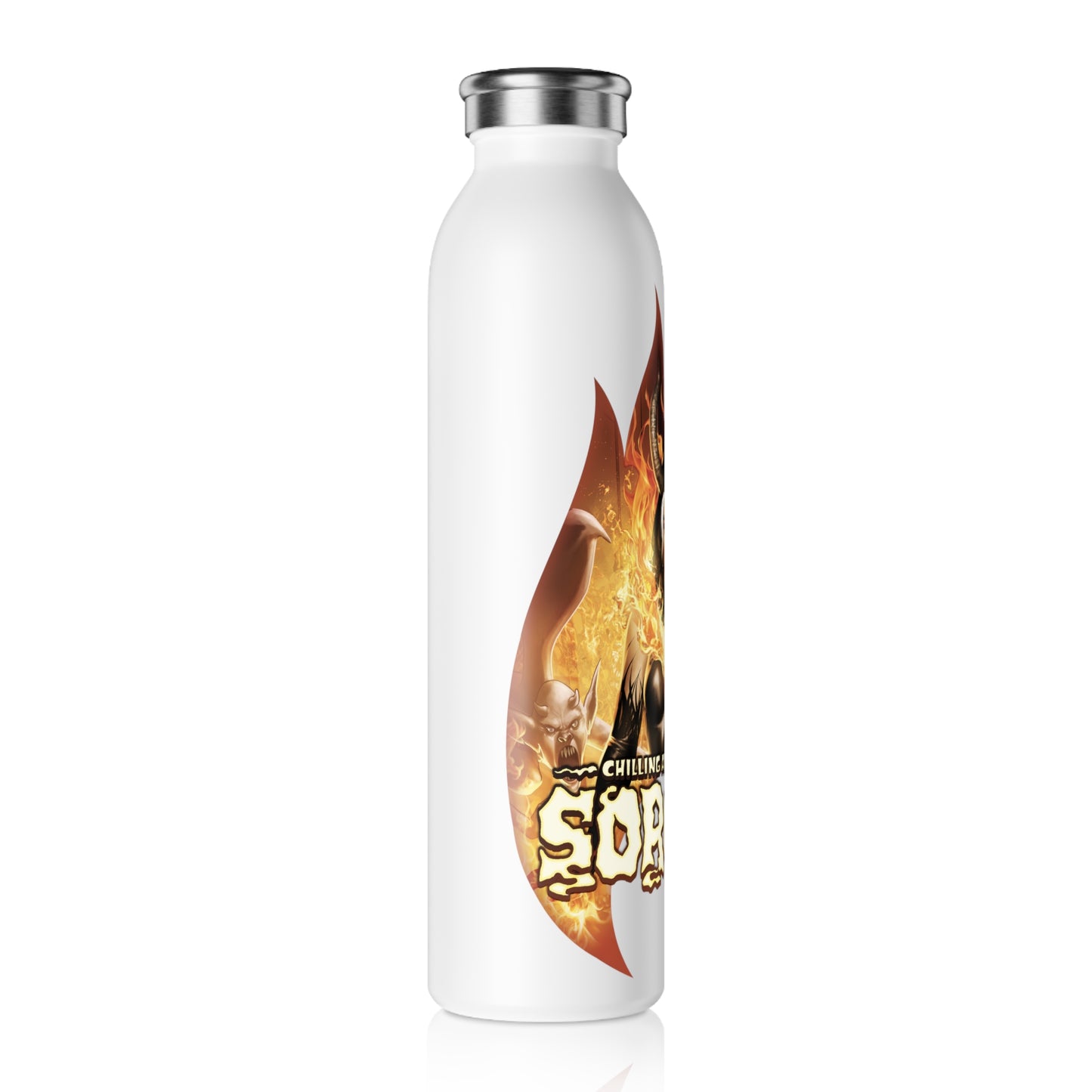 Chilling Adventures in Sorcery Stainless Steal 20oz Slim Water Bottle Featuring Madam Satan