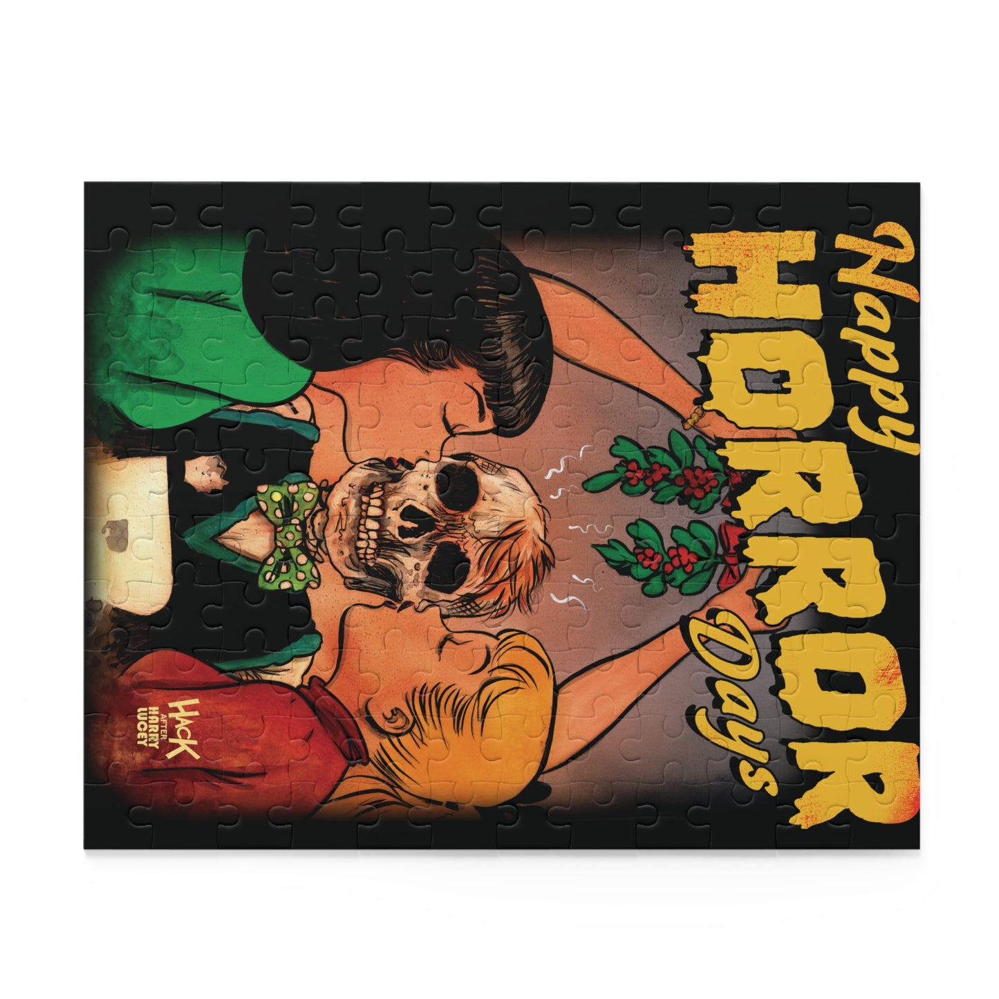 Happy Horror Days Puzzle (120, 252, 500-Piece) featuring Archie, Betty, and Veronica