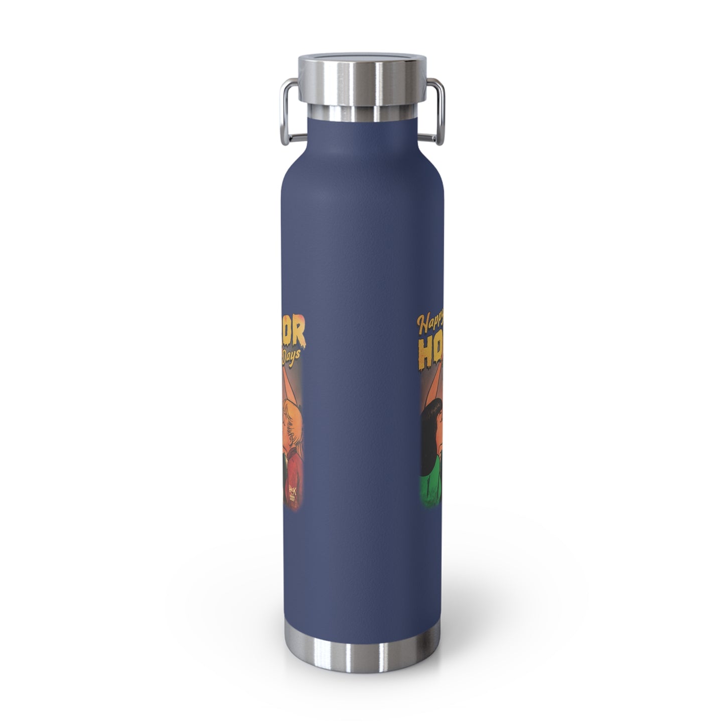 Happy Horror Days Love Triangle Copper Vacuum Insulated Bottle (22oz) featuring Archie, Betty, and Veronica