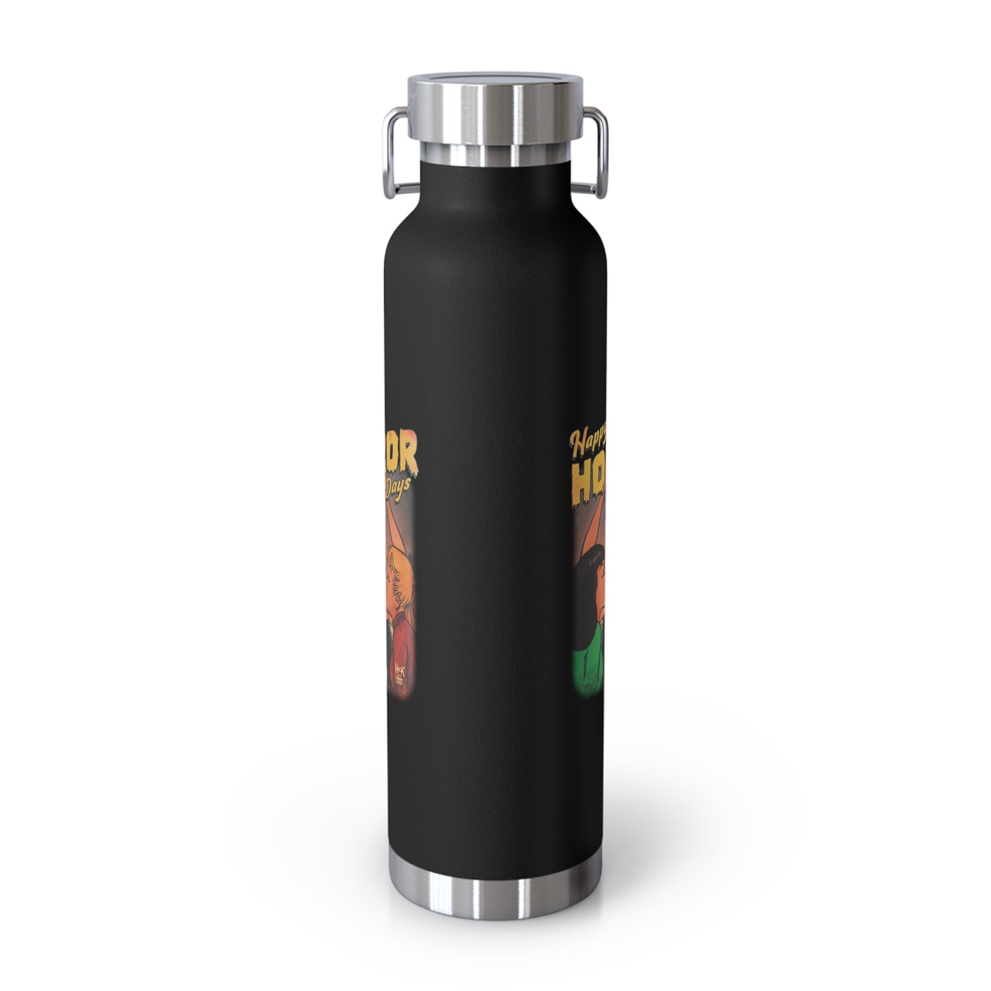 Happy Horror Days Love Triangle Copper Vacuum Insulated Bottle (22oz) featuring Archie, Betty, and Veronica