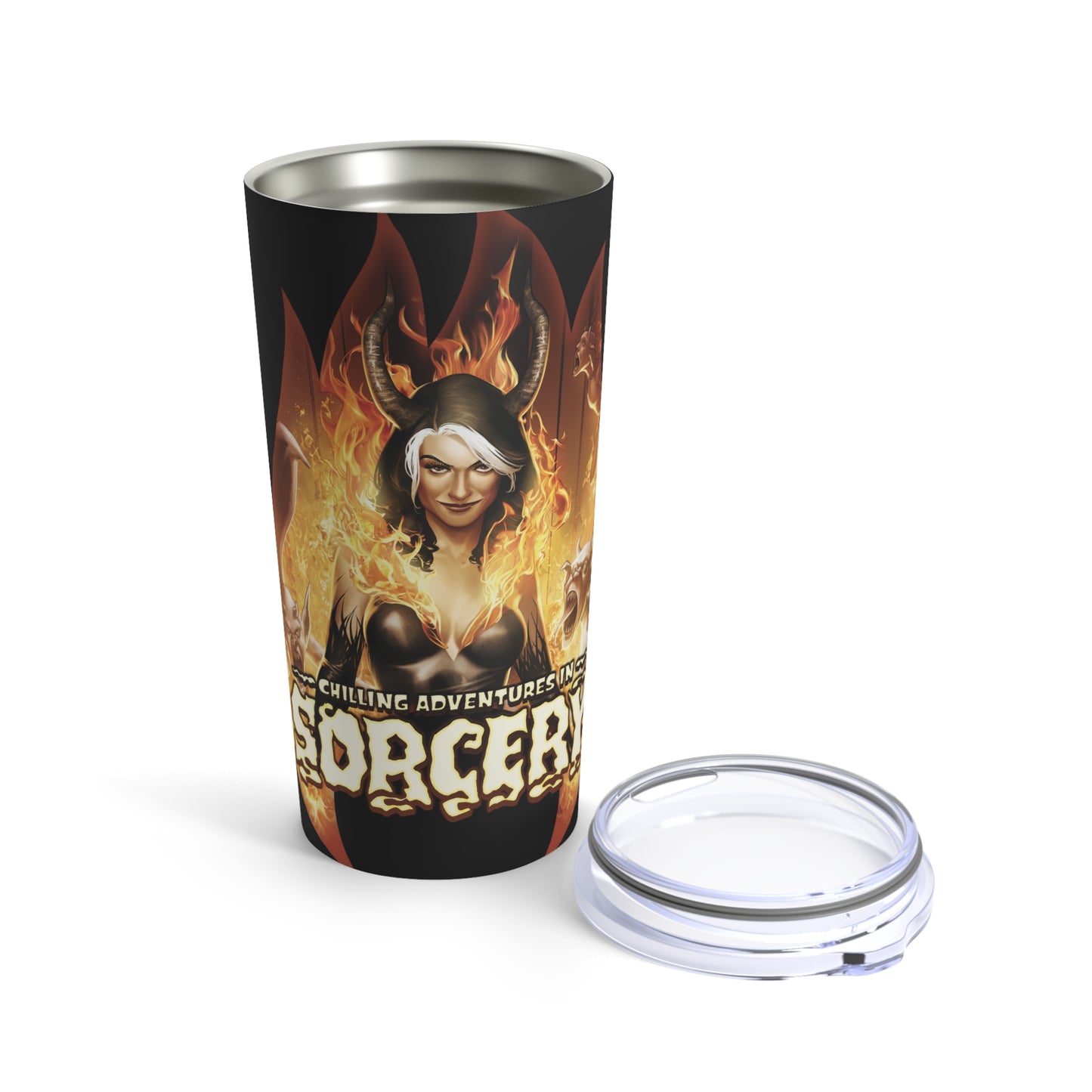 Chilling Adventures in Sorcery Stainless Steal Tumbler 20oz Featuring Madam Satan