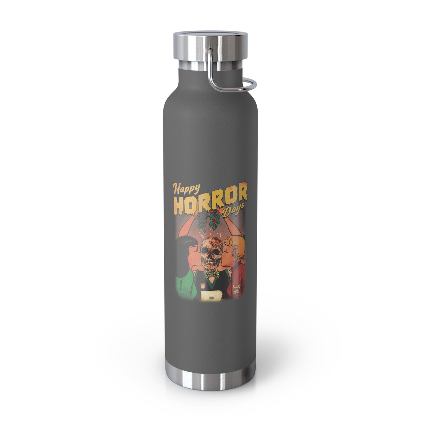 Happy Horror Days Love Triangle Copper Vacuum Insulated Bottle (22oz) featuring Archie, Betty, and Veronica