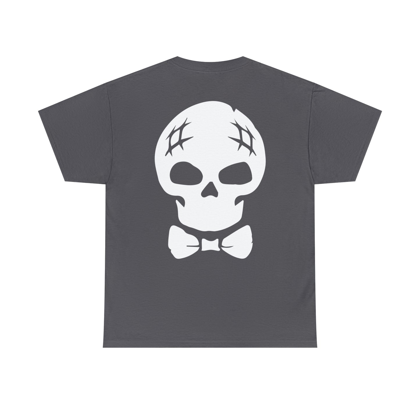 Archie Horror Logo Graphic Tee (Unisex Heavy Cotton Tee) featuring Archie Skull on Back