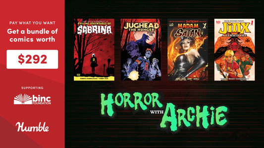 Archie Comics On Humble Bundle, with text that reads "Horror with Archie"