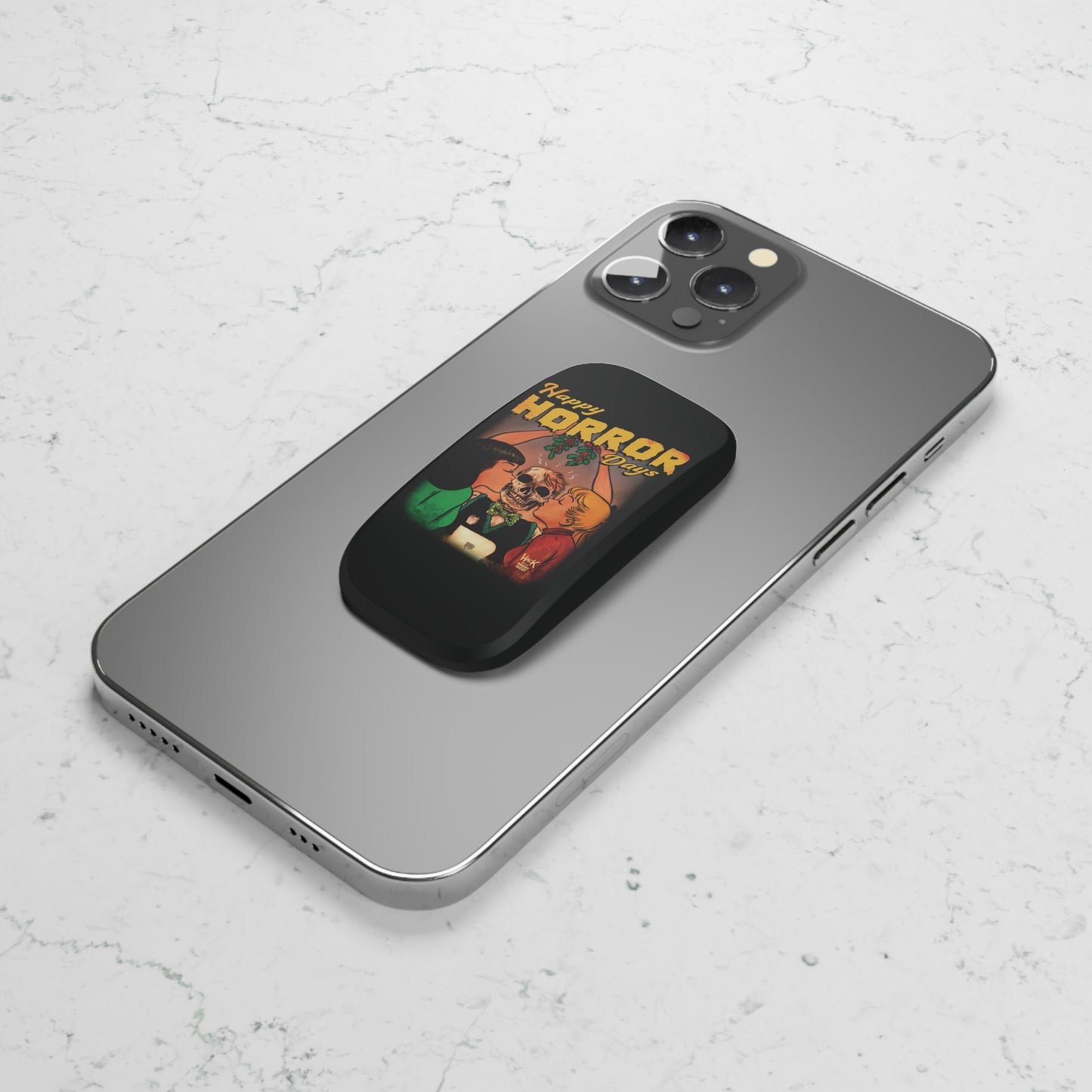 Archie Comics Happy Horror Days Phone Click-On Grip featuring Archie, Betty, and Veronica