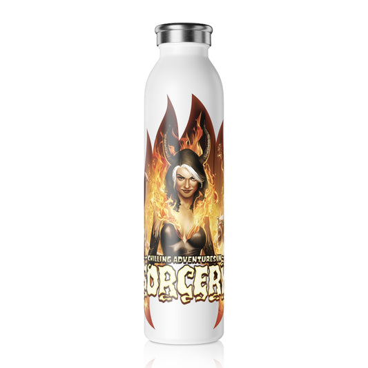 Chilling Adventures in Sorcery Stainless Steal 20oz Slim Water Bottle Featuring Madam Satan